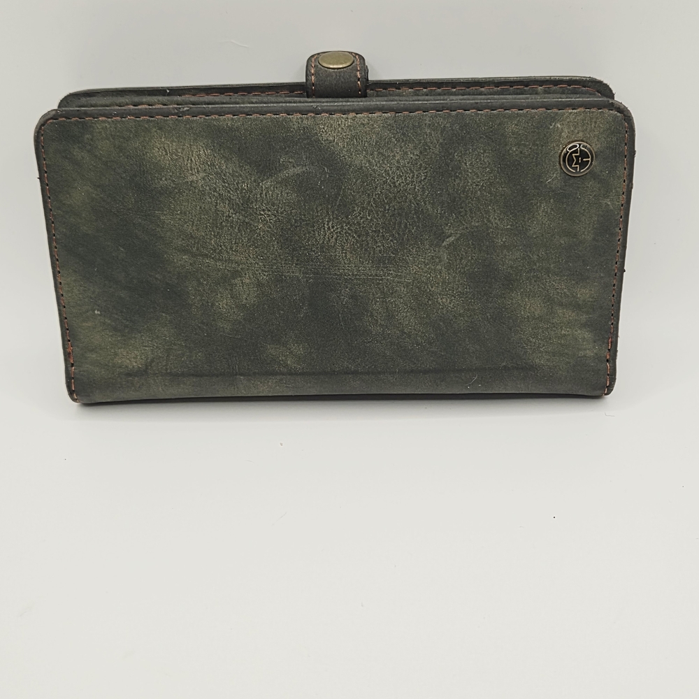 Green Leather Wallet